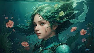 Relaxing Fantasy Music with Ocean Sounds | Underwater Mermaids Ambience 🧜‍♀️