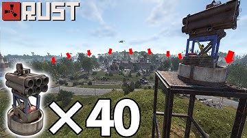 アウトポスト全方向に大量のサムサイトを設置した結果【RUST】