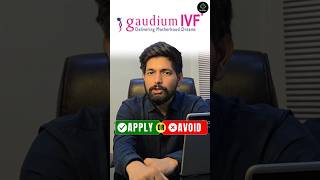 Gaudium IVF IPO Review – Should You Apply? | GMP, Price, Financials, Apply or Avoid? #shorts