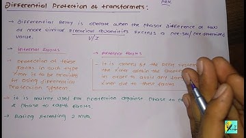 Chap 4 Part 2 Differential Protection of Transformer