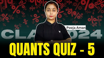 Quants Quiz - Part 5 | CLAT | CLAT 2024 | Unacademy CLAT #clat #clat2024