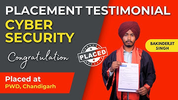 Cyber Security Course in Chandigarh Mohali | Placed Student Review | ThinkNEXT | Bakinderjit Singh
