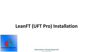 LeanFT Installation