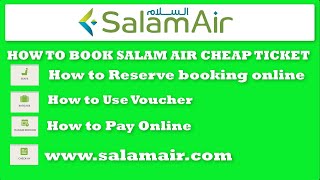 How to Book Salam air cheap flight 2024