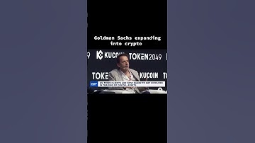 Goldman Sachs expanding into crypto #bitcoin