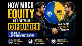 How Much Equity to Give Your Co-Founder: The Key to Long-Term Motivation | Co-Founder | Equity