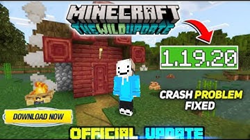 Minecraft Pe 1.19.20 Official Version Released | Minecraft 1.19.20 Crash Problem Fixed | #minecraft