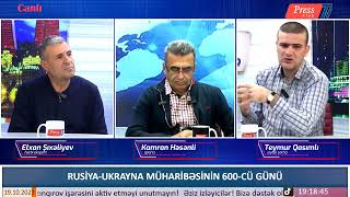 Teymur Qasımlı Pressklub Tv qonaqı olub (19.10.2023).