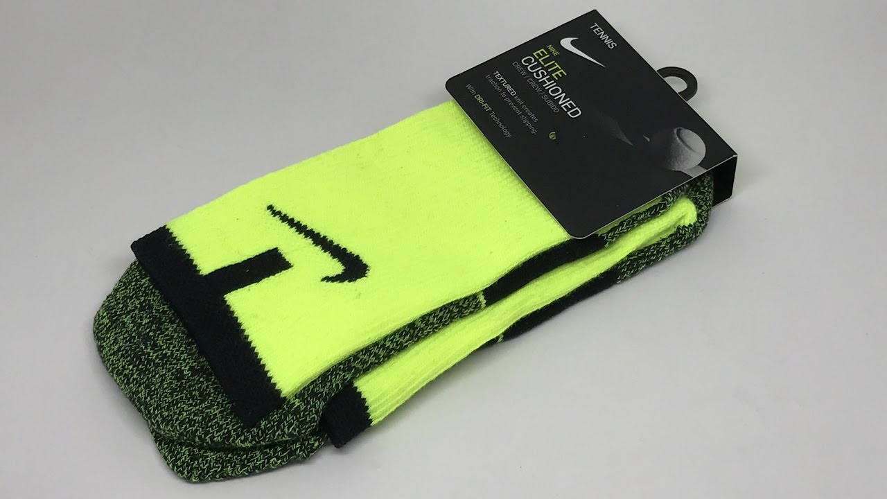 neon green nike elite socks