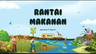 Template PowerPoint Interaktif Rantai Makanan | PPT Multimedia