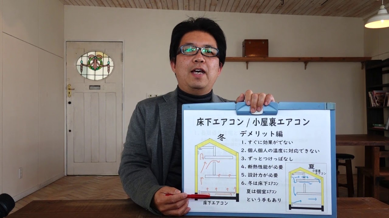 床下エアコン 小屋裏エアコン デメリット編 Youtube