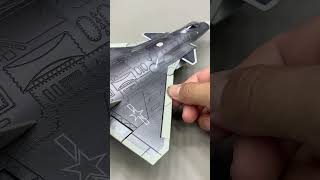 Upgrade to king size! Genuine authorized model aircraft! Alloy simulation J-20 aircraft model.#short