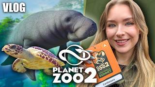 I Played Planet Zoo 2 Early at Chester Zoo! | Vlog | AD