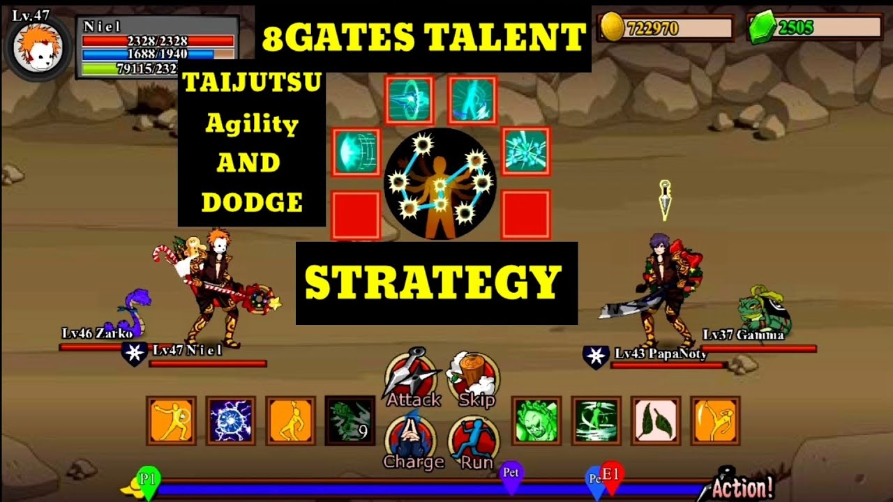 Taijutsu body dodge