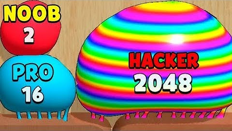 NOOB vs PRO vs HACKER In Blob Merge 3D!