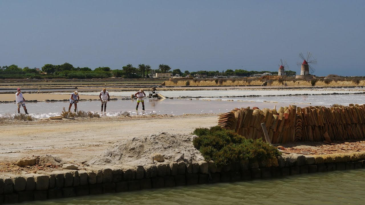 Marsala e le Saline - (Video con Commento Audio)