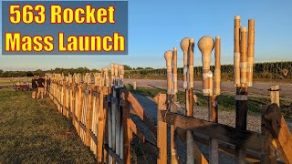563 Rocket Mass Launch! (Rocket Rodeo - PGI 2022)