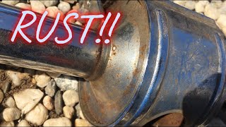 Best Way To Clean Rust Off Lowrider Bike Chrome *secret*