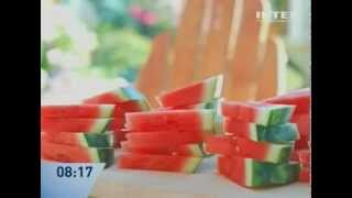 Лакомство из арбузных корок - рецепт Даши Малаховой - Интер Лакомство из арбузных корок - рецепт Даши Малаховой - Интер