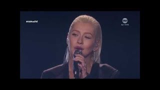 [HD] Christina Aguilera - Whitney Houston TRIBUTE At AMA's 2017 | Slide image preview| HH Review