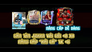 NÂNG CẤP FRANK RIJKAARD TK+6 - MỞ 3PACK +8 SĂN JOHAN VÀ CÁI KẾT - FCMOBILE NHẬT BẢN!