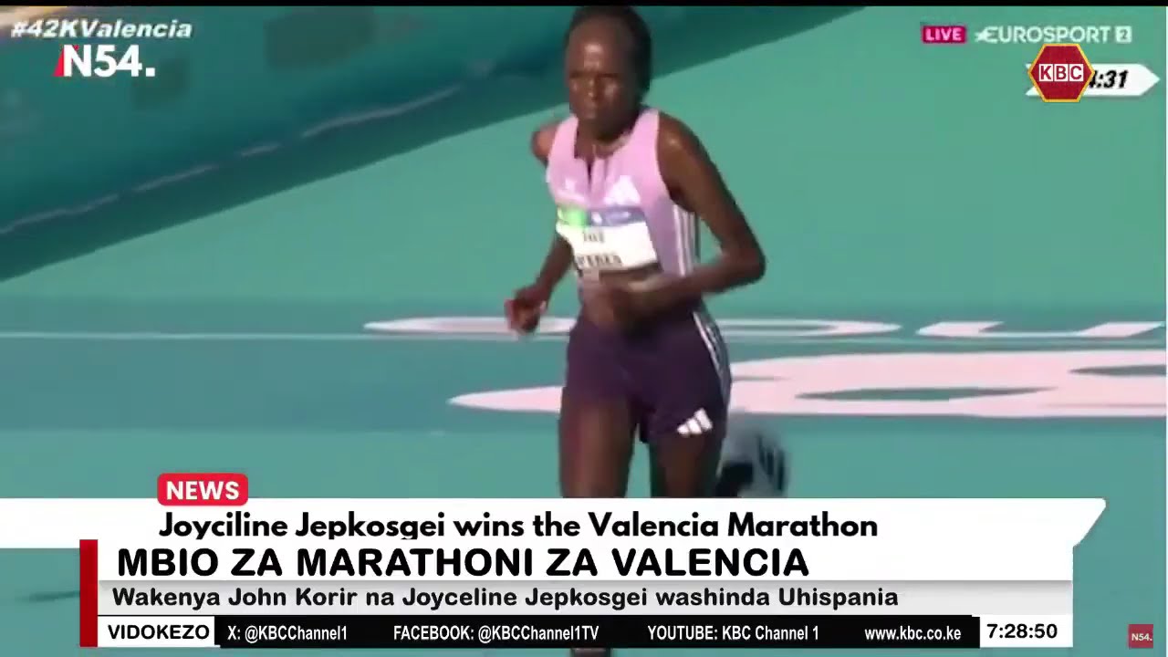 Wakenya John Korir na Joyceline Jepkosgei washinda Uhispania