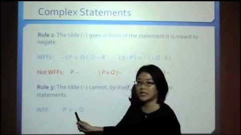 Complex Propositional Statements