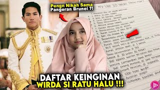 MAKIN KETAHUAN HALUNYA?! 5 Fakta Wishlist Halu Wirda Mansur yang Ingin Dinikahi Pangeran Brunei