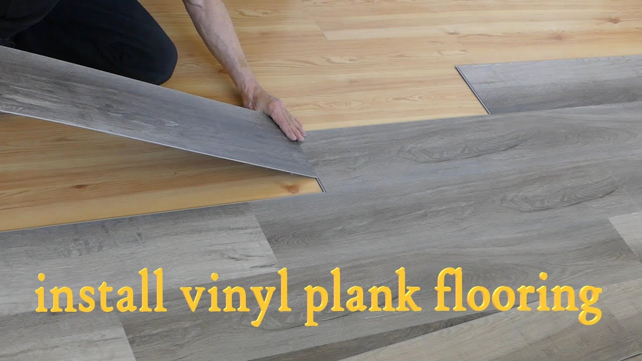 install vinyl plank flooring YouTube
