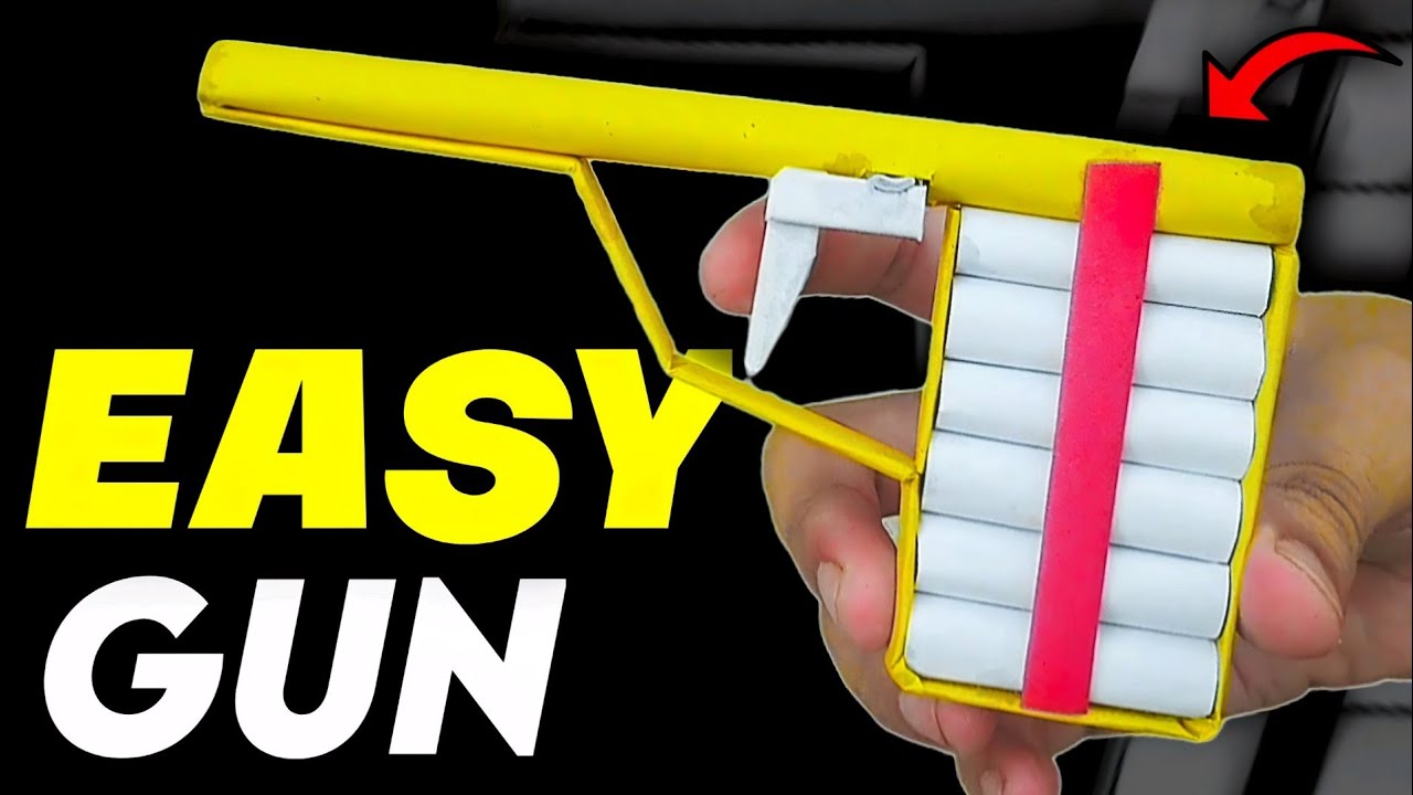 Paper Pocket Gun That shoots Easy To Make Paper Gun YouTube