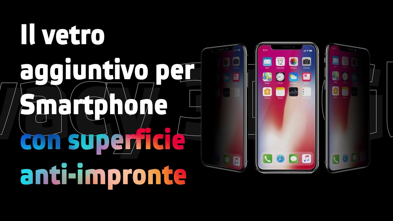 Celly - Protezione in vetro temperato [GLASS PRIVACY]