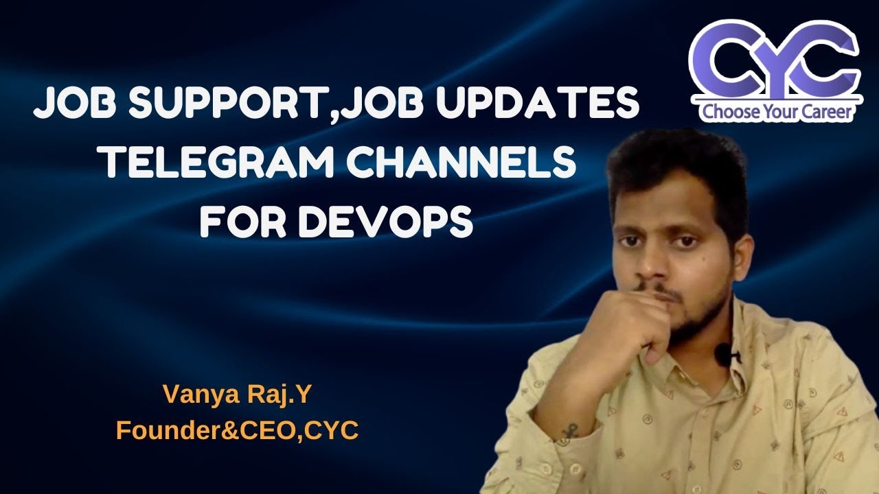 Job support,job updates telegram Channelsfor DevOps | best telegram ...