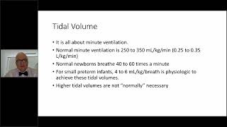 Concepts in Neonatal Ventilation