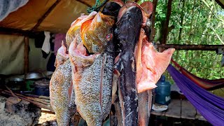 CATCHING and PRESERVING FISH in MAHAICA RIVER.