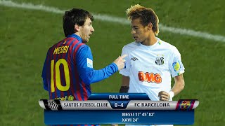 The Day Lionel Messi Showed Neymar Who Is The Boss \& No Mercy