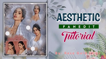 Aesthetic Editing Idea for Fanpage || Picsart Editing Tutorial || Fanpage Editing Idea • #fanart