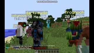 Minecraft Gontroller-Army Of Noobs VS 1 Boss