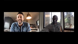 Zachary Levi and Djimon Hounsou who plays The Wizard in the sequel ‘Shazam! Fury of the Gods'