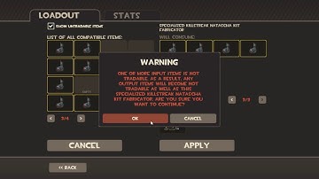 Fabrication of killstreak items from robot parts:TF2