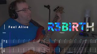R3BIRTH - Feel Alive | Bass Cover & Play-Along TAB