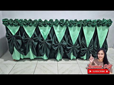 PART-4 SLANT BOXPLEATS BUTTERFLY COLOR COMBINATION Table Skirting Ideas