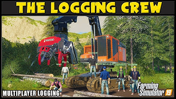 Moving The Landing Up - Logging Crew 59 - Farming Simulator 2019 - FDR Logging