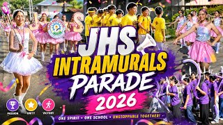 JHS Intramurals Parade 2026 | Colorful Opening Parade & School Spirit | Jagna High School