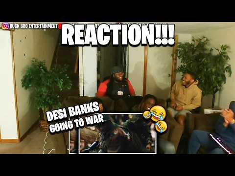 DESI GOING CRAZY...😂😭😭 (REACTION) Desi Banks - Going To War!