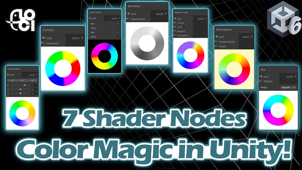 All Color Adjustment in Unity Shader Graph: 7 Essential Nodes Explained ...