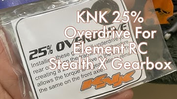 Installing KNK 25% Overdrive to Element Stealth X Gearbox