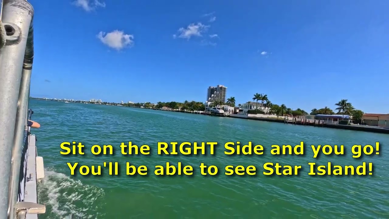 Water Taxi ride to the Miami Convention Center, the Indoor portion of the 2025 MIBS