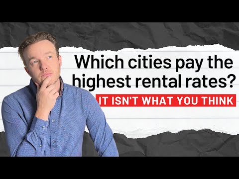 Which cities pay the highest rental rates? It isn't what you think