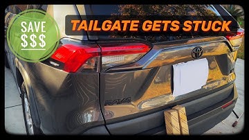Toyota RAV4 Trunk Does Not Open Replacing Power Lift Gate Struts 2019+