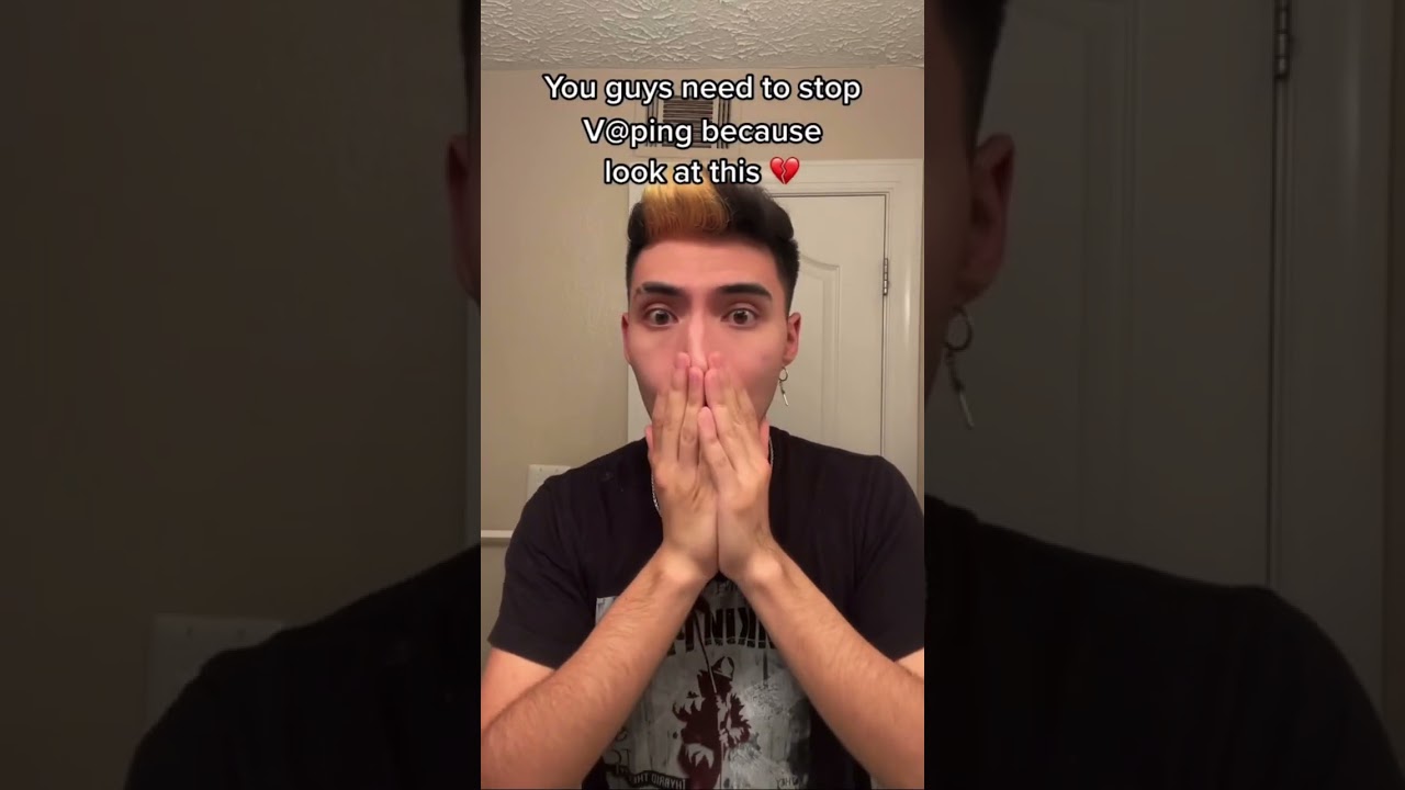 You guys need to stop vaping because look at this…